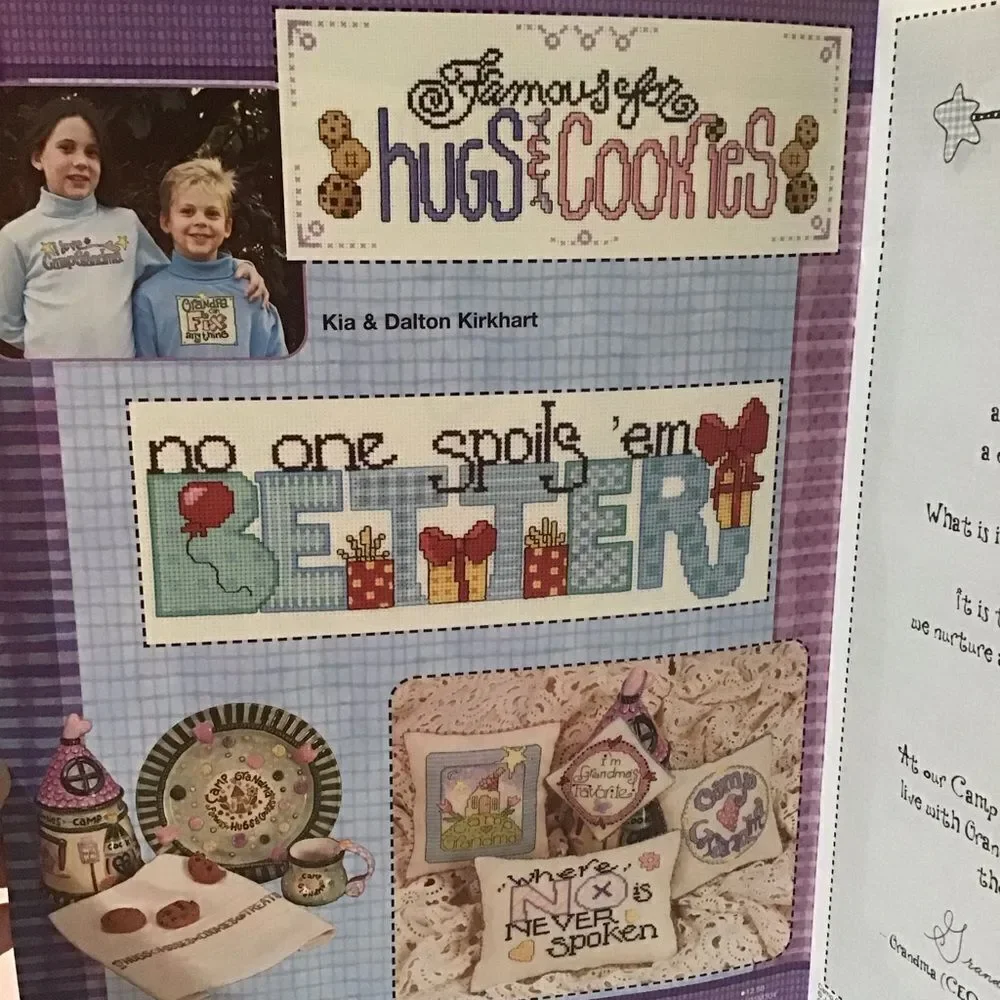 Camp Grandma Cross Stitch Booklet‎